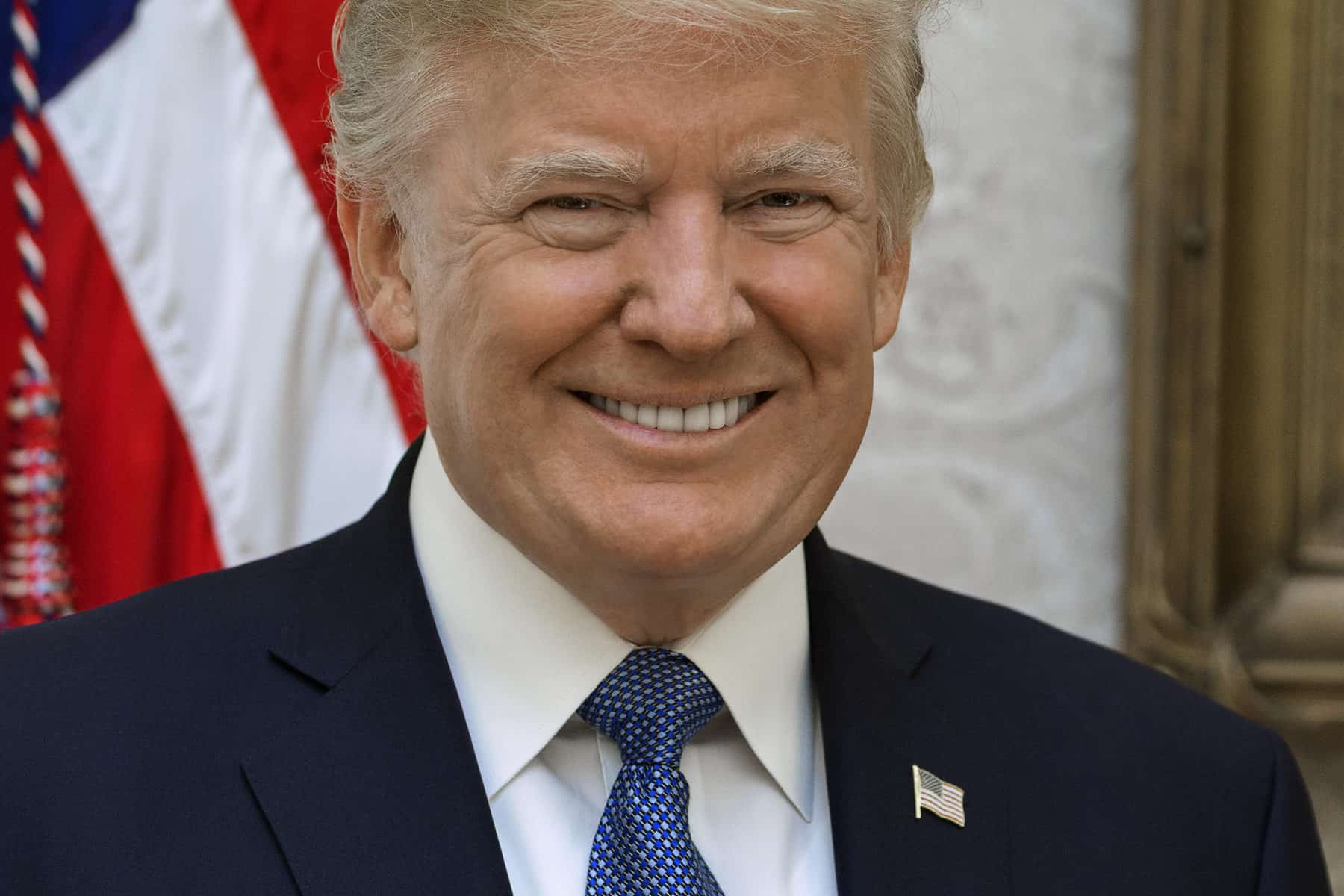 Official portrait of President Donald J. Trump, Friday, October 6, 2017.  (Official White House photo by Shealah Craighead)