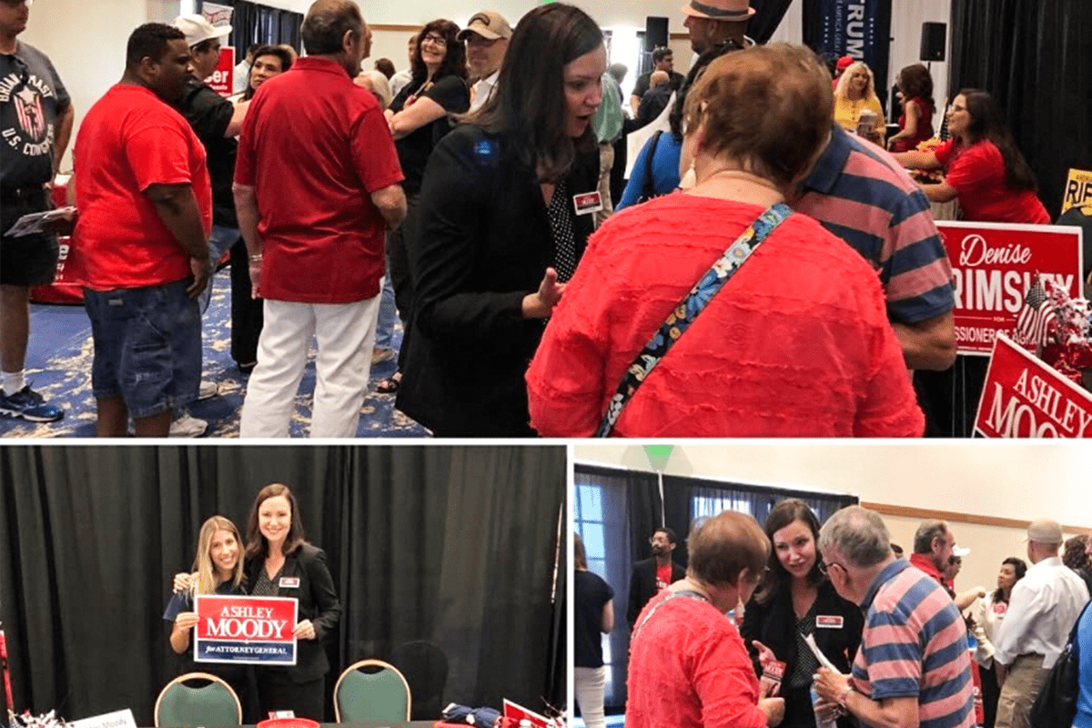 Ashley Moody speaks with voters in St. Lucie County (August 11, 2018)