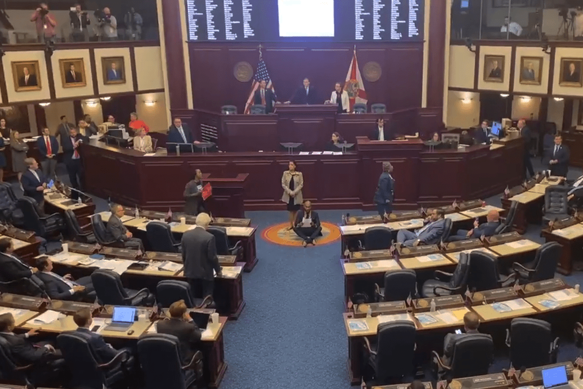 Democrats protest during FL Special Session (4/21/22)