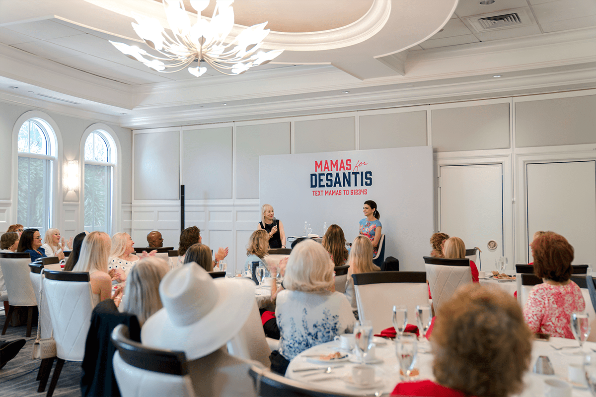 Florida First Lady Casey DeSantis on statewide tour announcing 'Mamas for DeSantis.'
