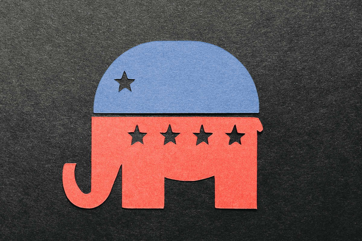The Republican Party symbol.