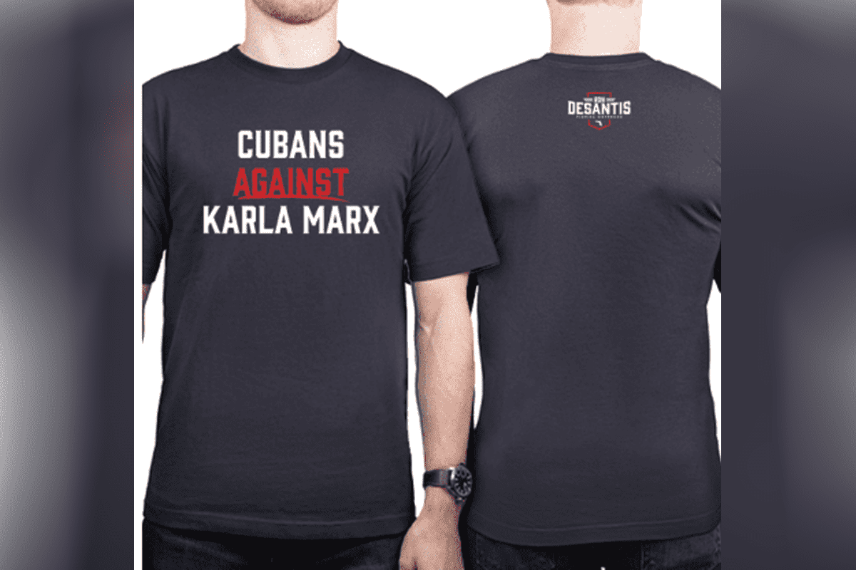 "Cubans Against Karla" merchandise, WinRed.