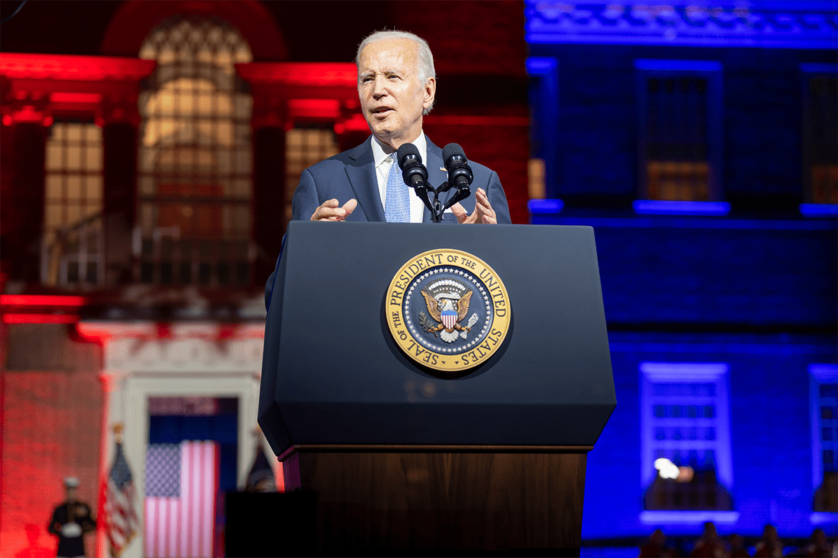 President Joe Biden, Sep. 1, 2022 (White House, Twitter).