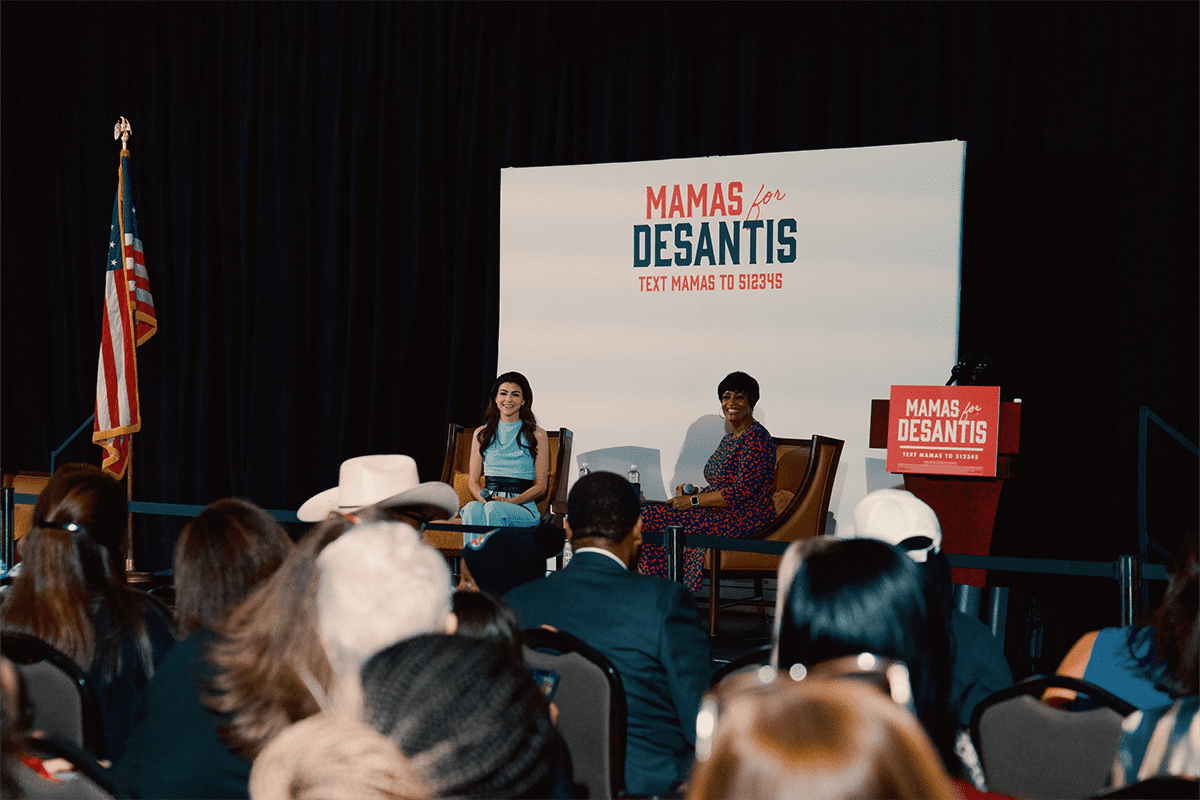 First Lady Casey DeSantis hosts 'Mamas for DeSantis' summit in Jacksonville, Oct. 17, 2022.