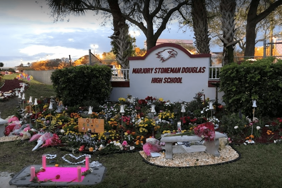 Marjory Stoneman Douglas High School, February 2019. (Photo/Pablo V. Gomez)