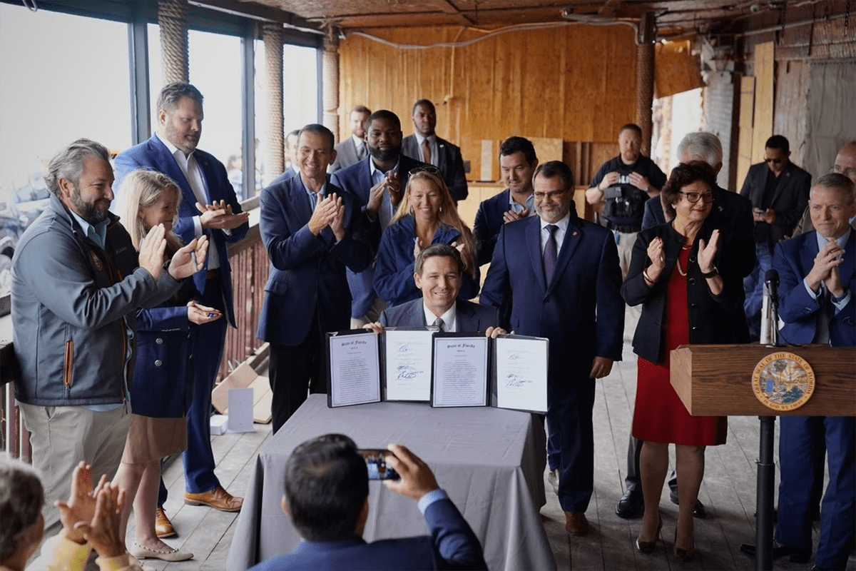 Governor Ron DeSantis Signs Two Bills to Support Disaster Relief and Help Stabilize Florida’s Property Insurance Market, Dec. 16, 2022.