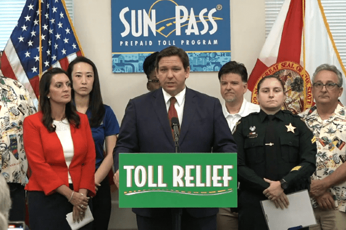 Ron DeSantis Launches SunPass Savings on Florida’s Turnpike System, Aug. 26, 2022. (Florida Daily)