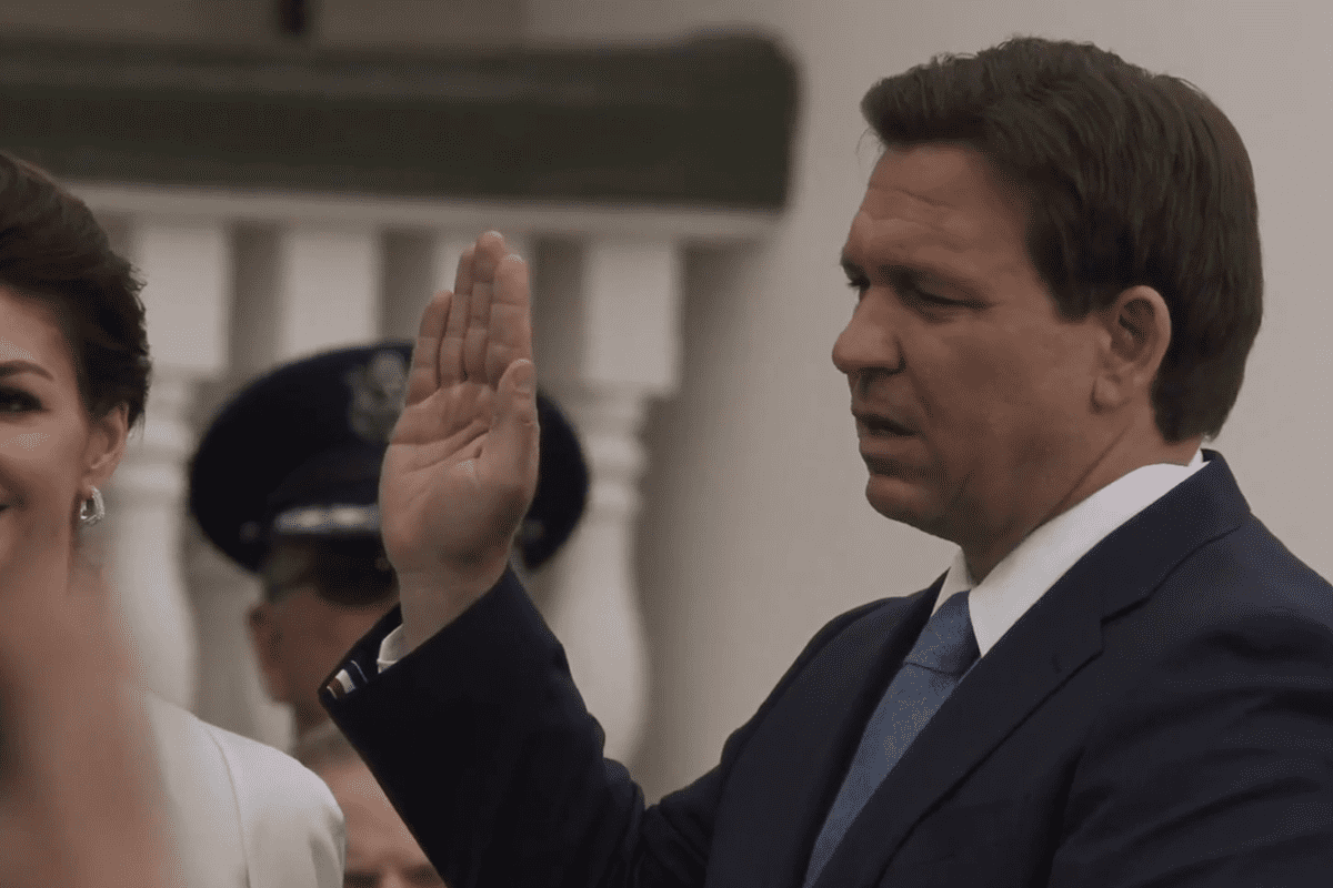 Gov. Ron DeSantis takes Oath of Office for second term as Florida Governor, Jan 3, 2023.