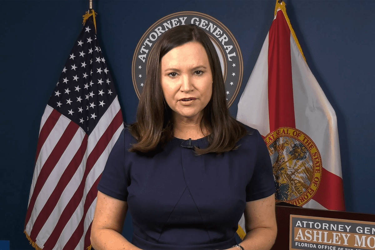 Attorney General Moody Warns Floridians about Alarming Increase in Sextortion of Minors, Tallahassee, Florida, Jan. 10, 2023.