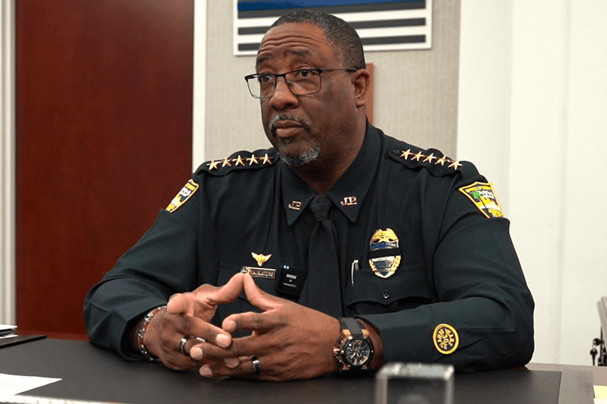 Jacksonville Sheriff T.K. Waters speaks with Florida's Voice, Jan. 18, 2023.