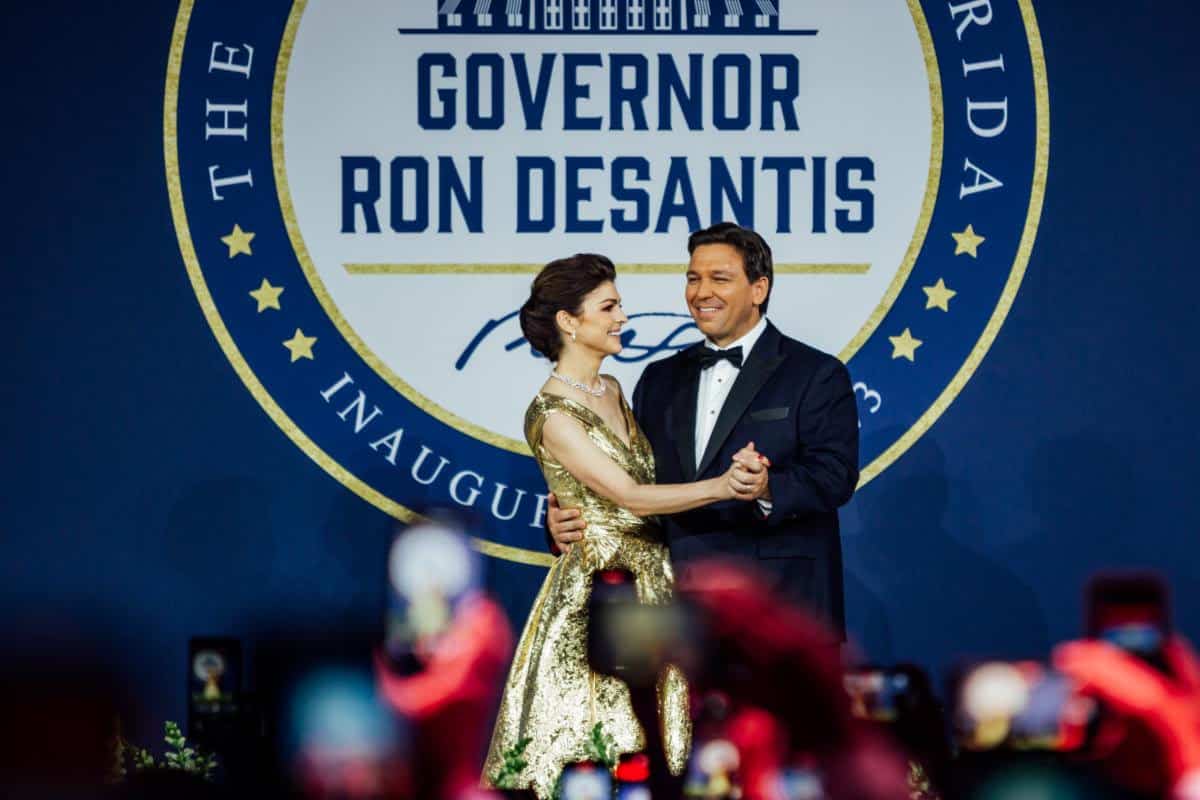 Gov. Ron DeSantis and First Lady Casey DeSantis.