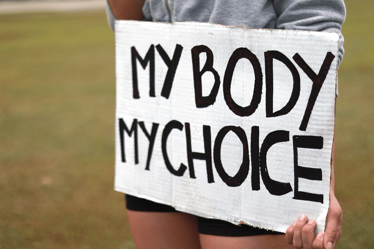 People demonstrate against abortion legislation, May 5, 2022. (Photo/Jasmine on Unsplash)