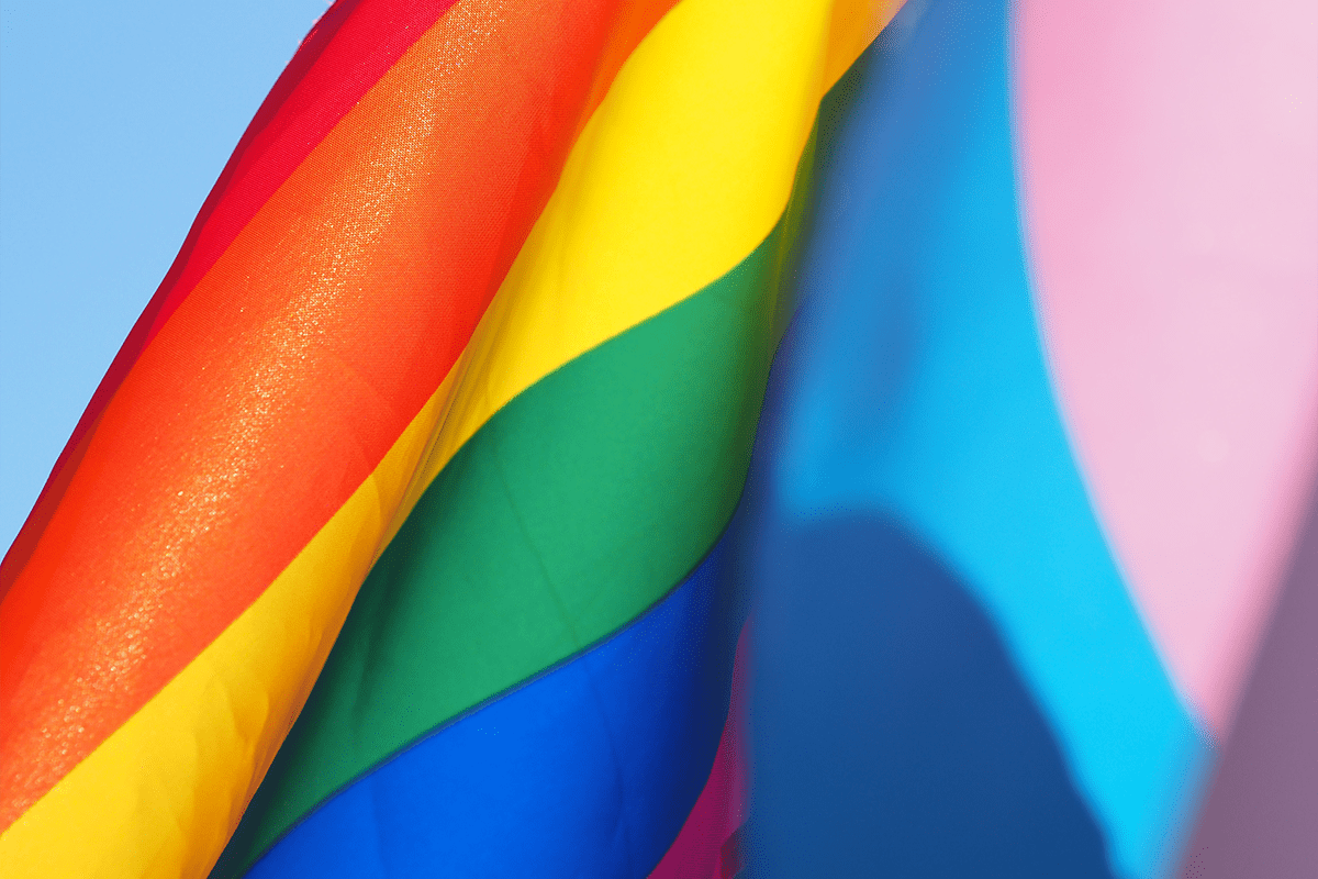 Pride flag. (Photo/Cecilie Johnsen)