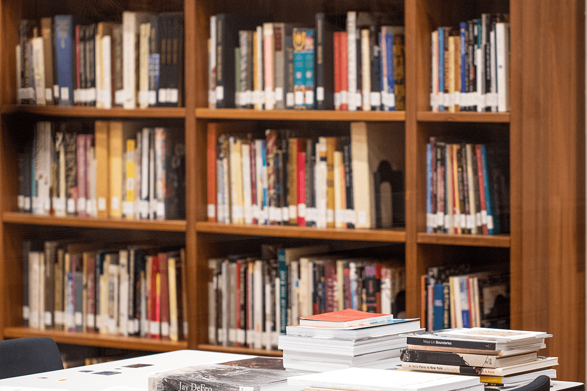 Library bookshelves. (Photo/Jason Leung)