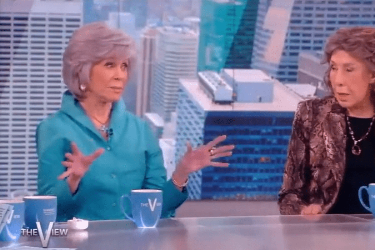 Jane Fonda on ABC's "The View," March 10, 2023. (Video/ABC)