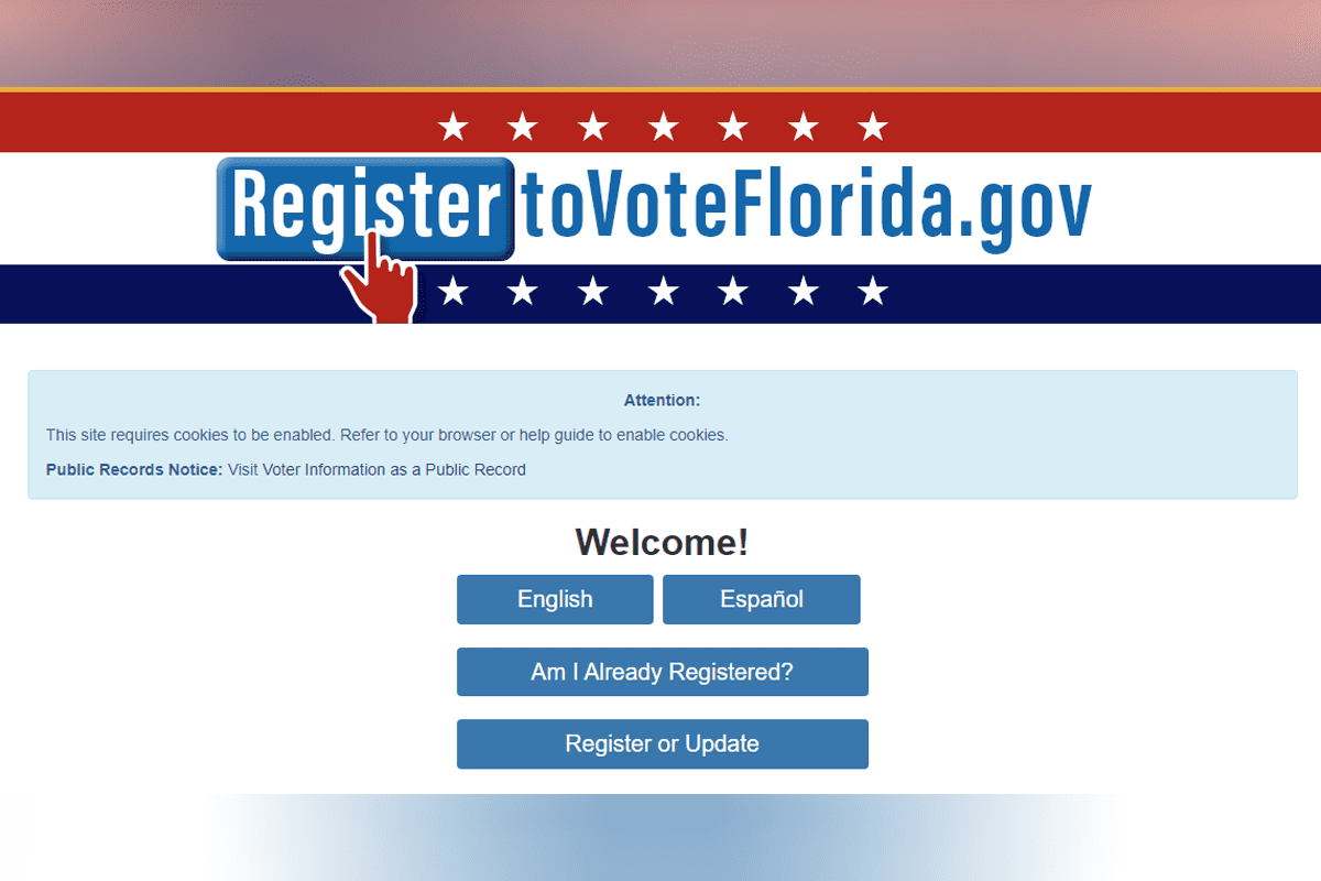 RegistertoVoteFlorida.gov, accessed March 29, 2023. 