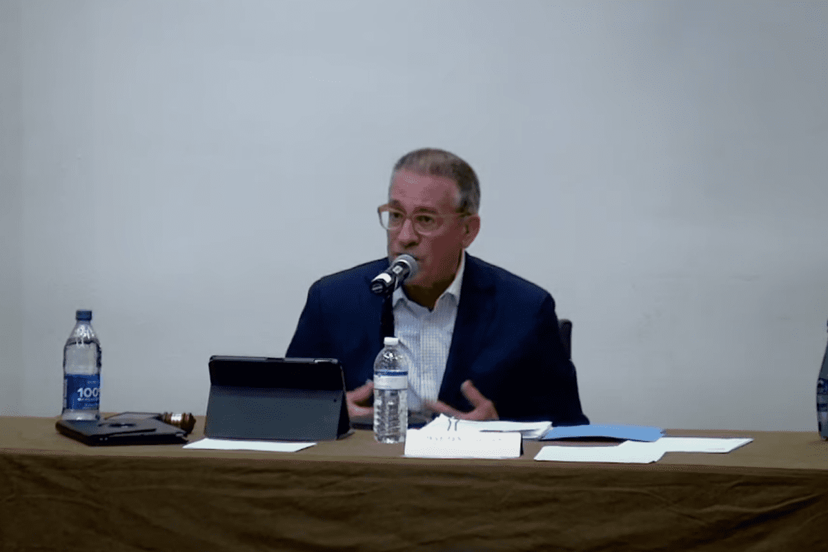 Central Florida Tourism Oversight District Chairman Martin Garcia at April 19, 2023 meeting in Lake Buena Vista, Fla. (Video/Central Florida Tourism Oversight District Board, YouTube)