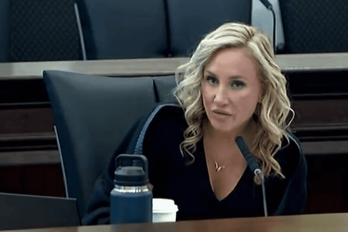 Florida Senate Minority Leader Lauren Book: "The State of Florida should not be criminalizing doctors for providing medical care," March 13, 2023. (Video/The Florida Channel via Lauren Book, Twitter)