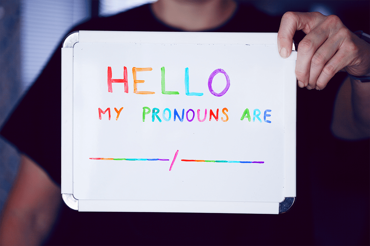 Pronouns, Nov. 19, 2020. (Photo/Alexander Grey)