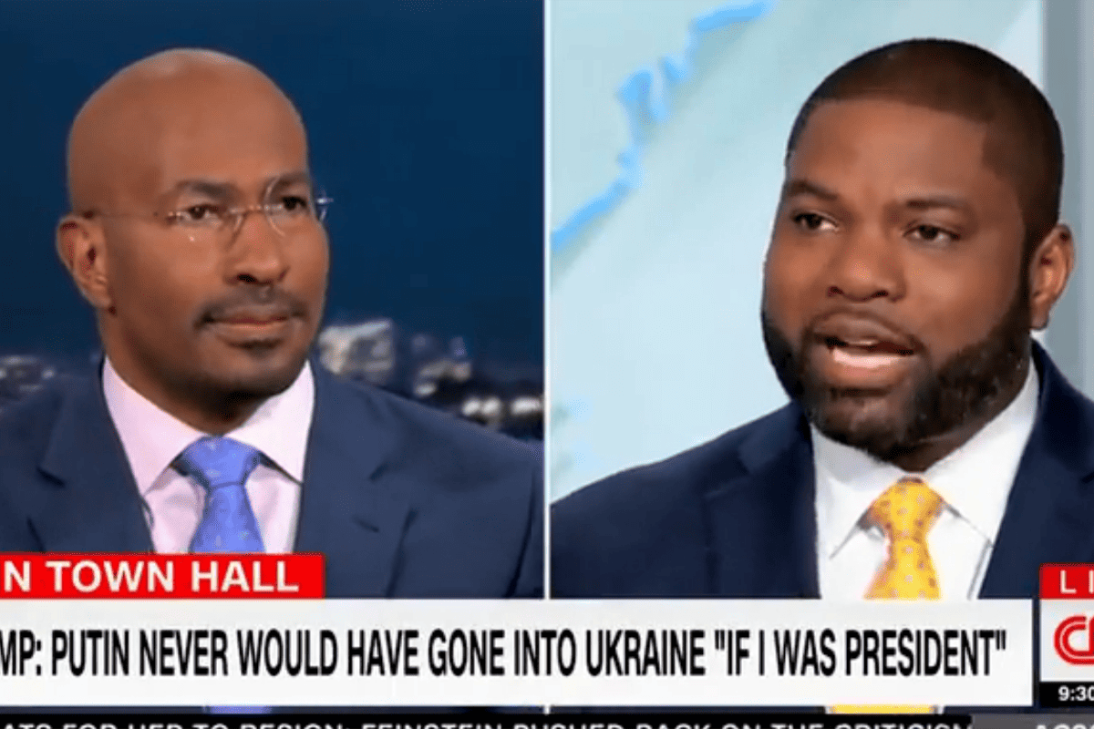Rep. Byron Donalds, R-Fla., on a CNN commentary panel after the network's town hall with former President Donald Trump, May 10, 2023. (Video/CNN via Byron Donalds, Twitter)