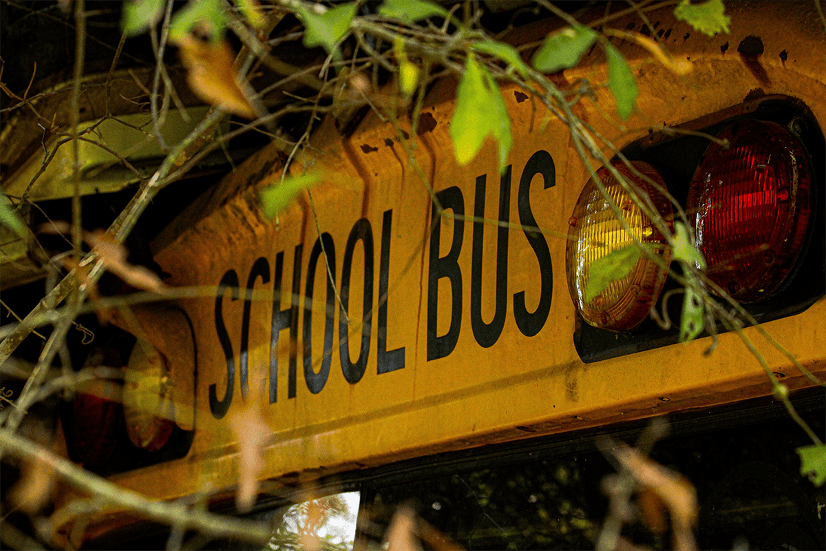 School bus, Oct. 7, 2022. (Photo/Mark Stuckey, Unsplash)