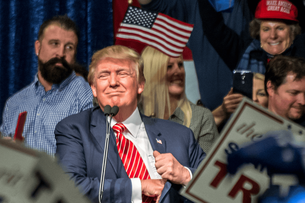 Donald Trump at campaign event in Reno, Nev., Jan. 10, 2016. (Photo/Darron Birgenheier, Flickr)