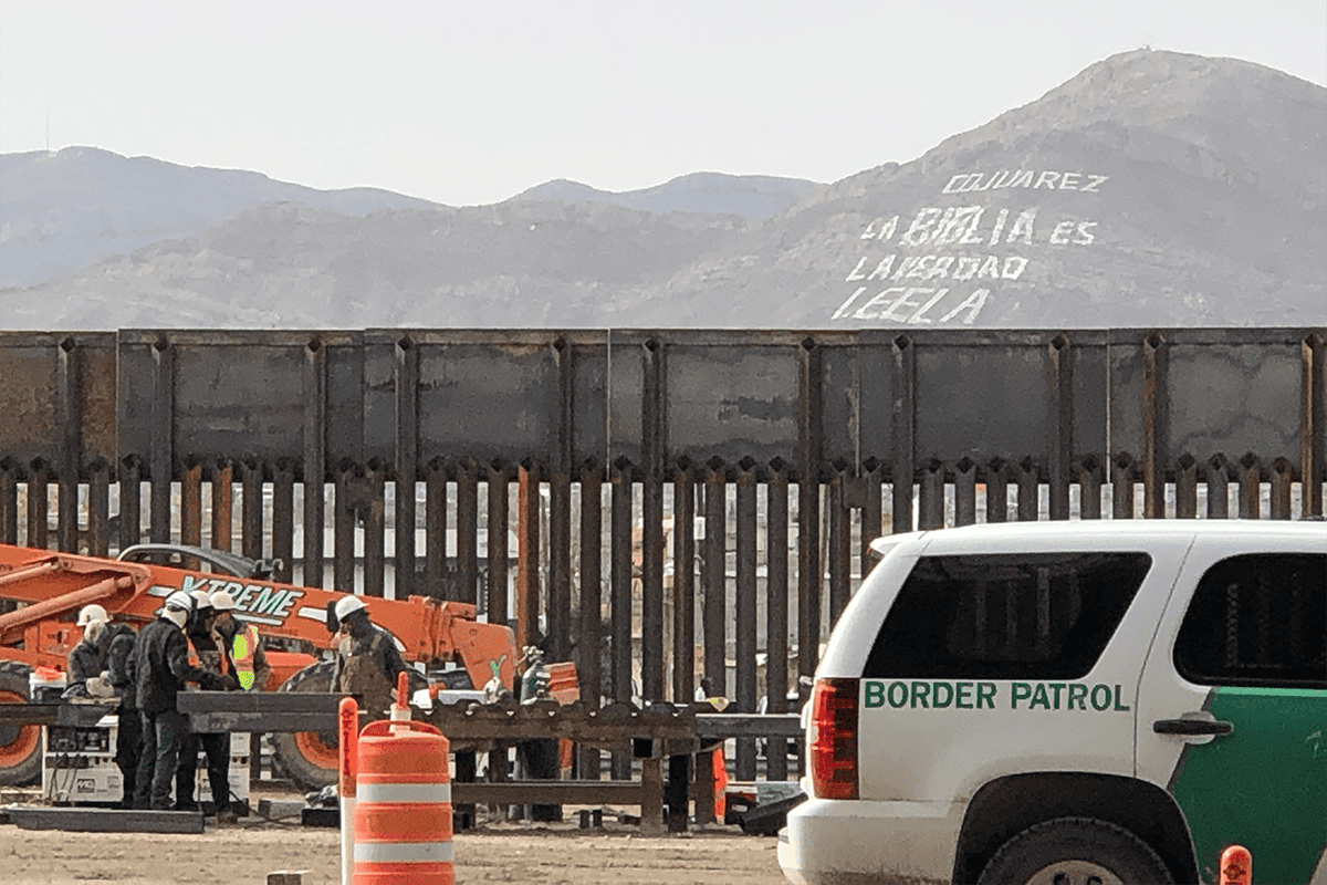 U.S.-Mexico border wall in Arizona, Jan. 29, 2019. (Photo/Russ McSpadden, Flickr)