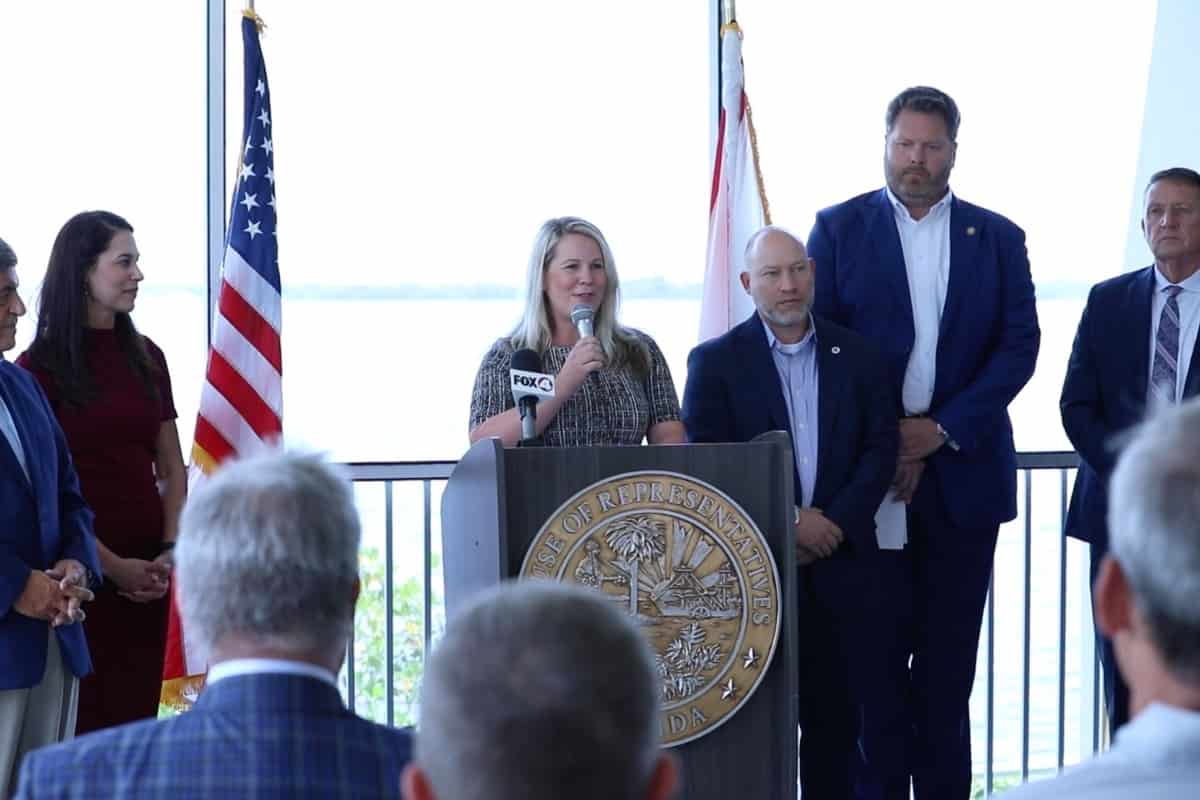 Lee County lawmakers praise the state budget for providing millions of dollars for environmental projects and hurricane relief in Fort Myers, Fla., June 26, 2023 (Photo/Florida's Voice)