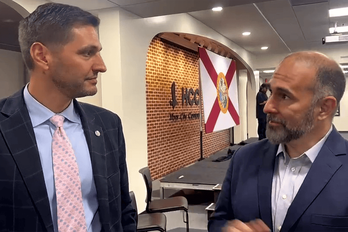 Fla. Sens. Jay Collins, R-Tampa, and Danny Burgess, R-Zephyrhills on their budget efforts, June 22, 2023. (Video/Florida's Voice)