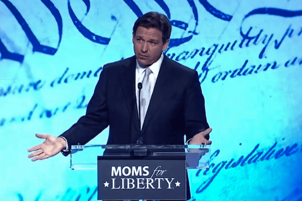 Gov. Ron DeSantis speaks at Moms for Liberty, June 30, 2023. (Video/NTD)