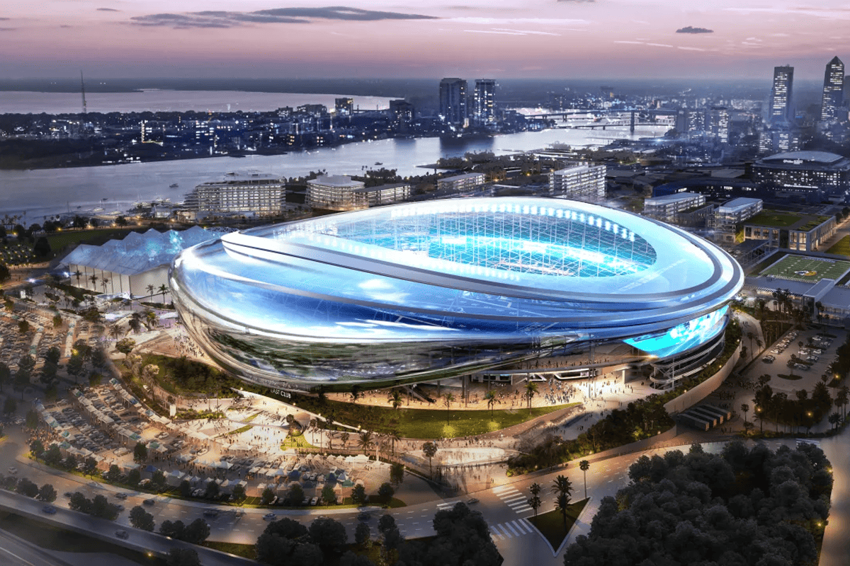 Jacksonville Jaguars unveil new plans for "Stadium of the Future," Jacksonville, Fla., June 7, 2023. (Image/Jacksonville Jaguars)