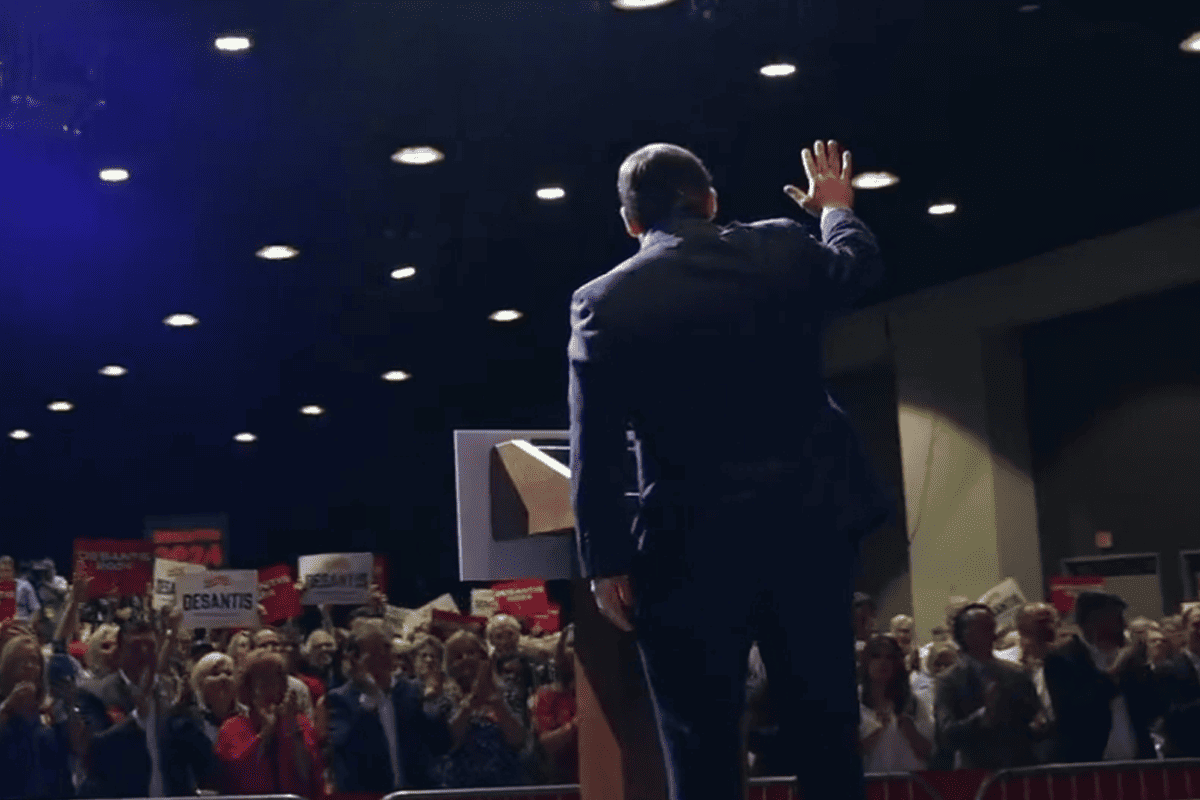 Gov. Ron DeSantis campaigns for president across South Carolina, June 2023. (Video/Team DeSantis)
