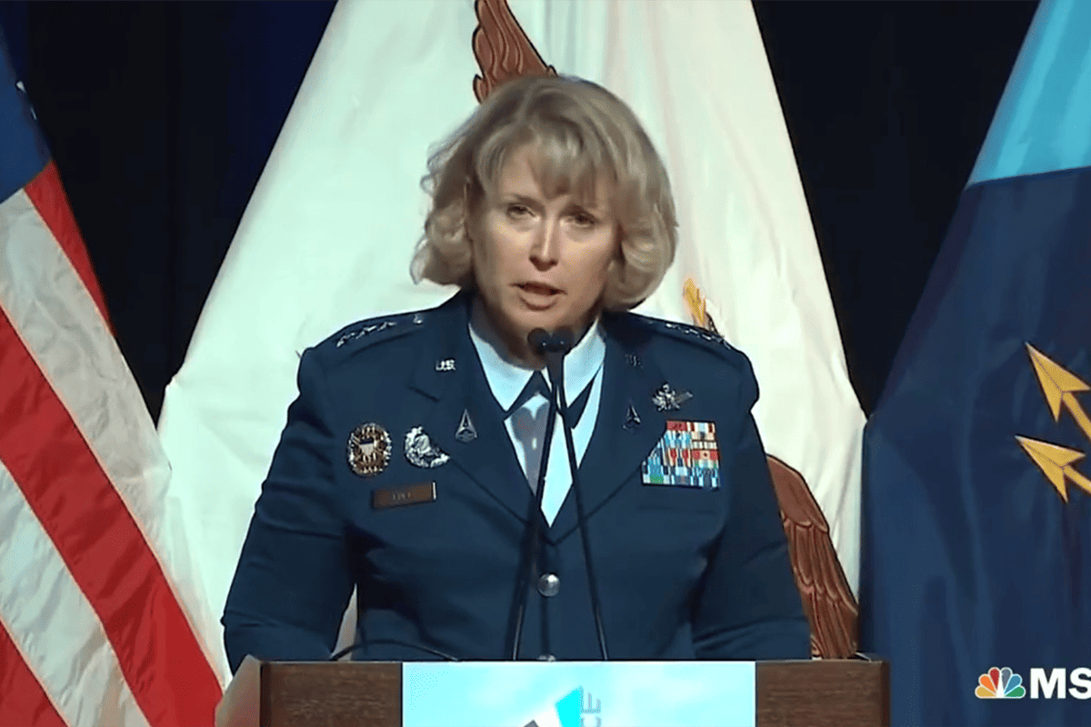 Space Force Lt. Gen. DeAnna Burt, Washington, D.C. (Video/MSNBC)