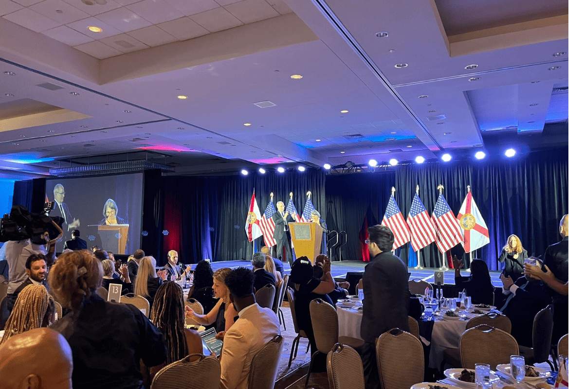 Florida Democrats host Leadership Blue conference and gala, July 8 2023. (Photo/ Twitter @FlaDems)