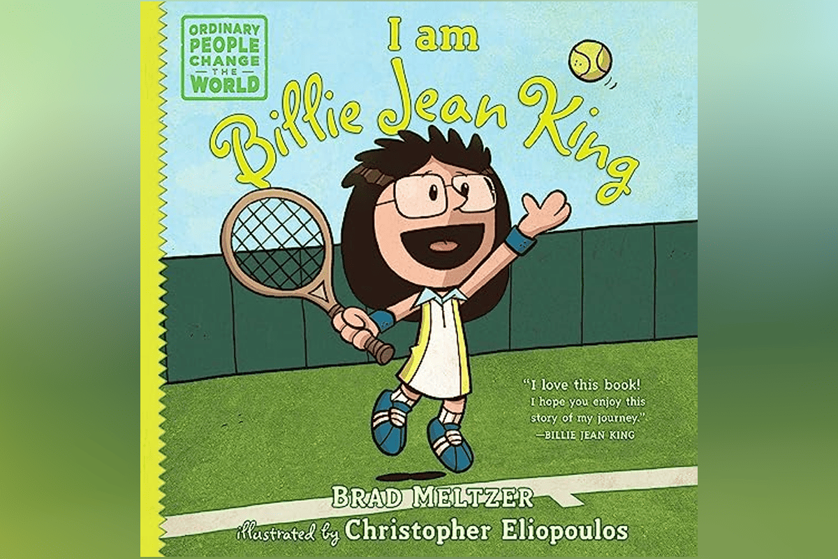 "I am Billie Jean King (Ordinary People Change the World)" book cover. (Image/Amazon)