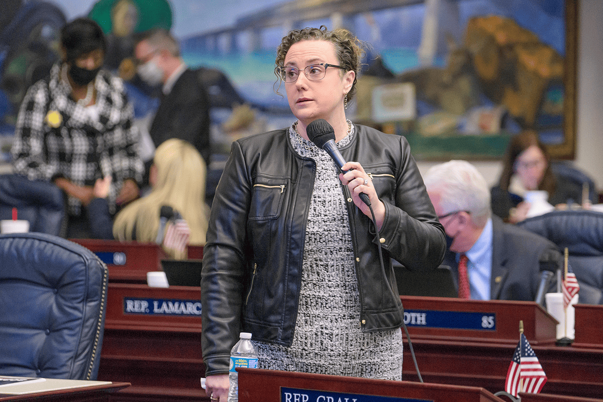 Sen. Erin Grall, R-Fort Pierce, as a state representatives in Tallahassee, Fla. (Photo/Florida House of Representatives)