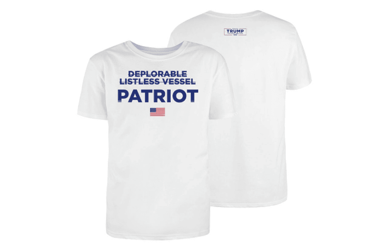 New Trump 2024 merchandise. (Image/Donald J. Trump for President 2024, Inc. and Save America, via WinRed)