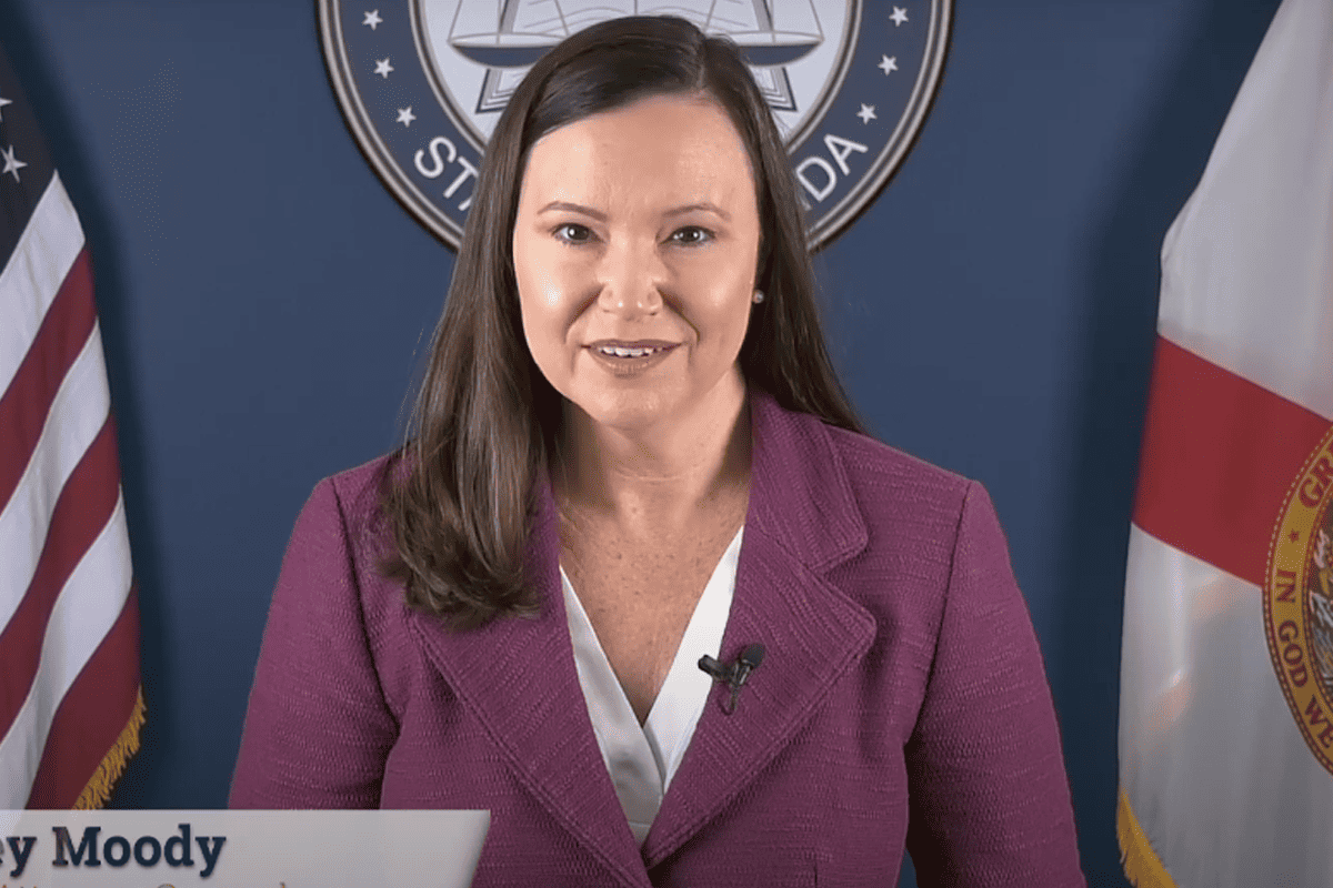 Florida Attorney General Ashley Moody urges Floridians support law enforcement, Aug. 1, 2023. (Video/Ashley Moody's office)