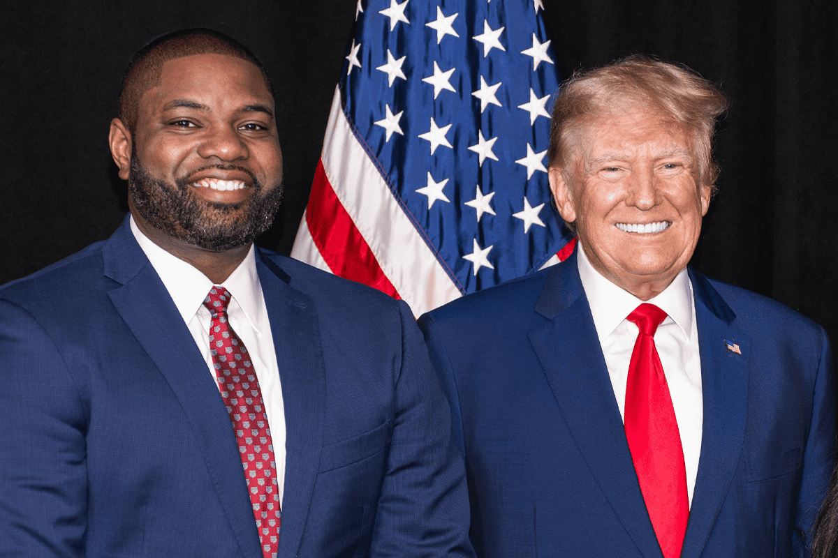 U.S. Rep. Byron Donalds, R-Fla., and former President Donald Trump. (Photo/Byron Donalds, Twitter)