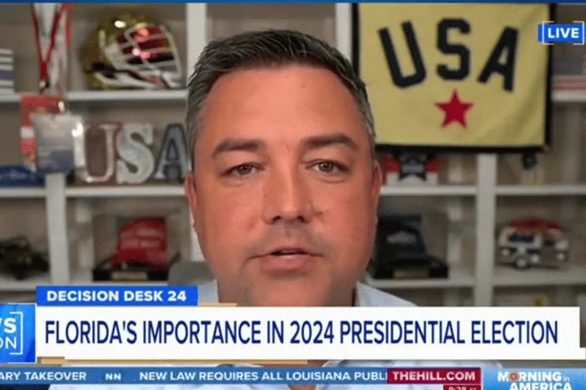 Republican Party of Florida Chairman Christian Ziegler appears on News Nation, video published Aug. 3, 2023. (Video/News Nation via Christian Ziegler, Twitter)