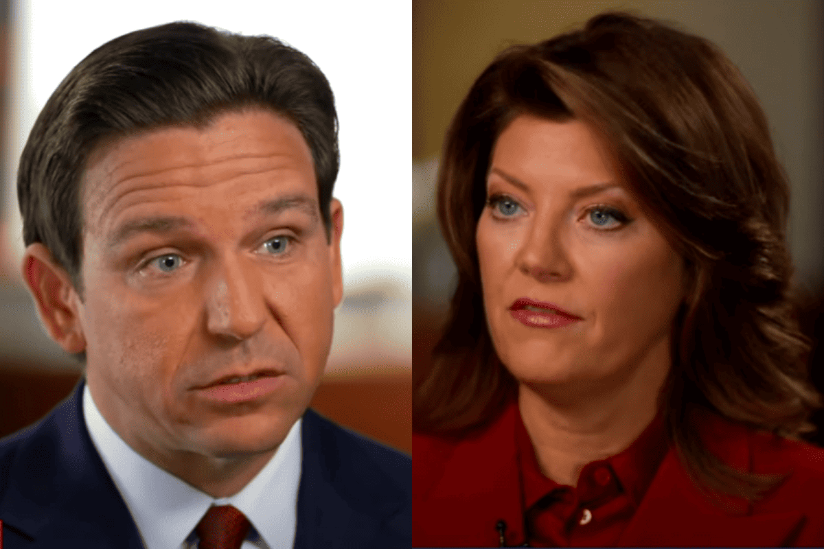 Gov. Ron DeSantis speaks with CBS Evening News' Norah O'Donnell, published Sept. 13, 2023. (Video/CBS Evening News)