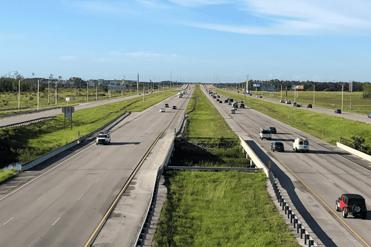 I-75 in Southwest Florida. (Photo/Florida Department of Transportation)