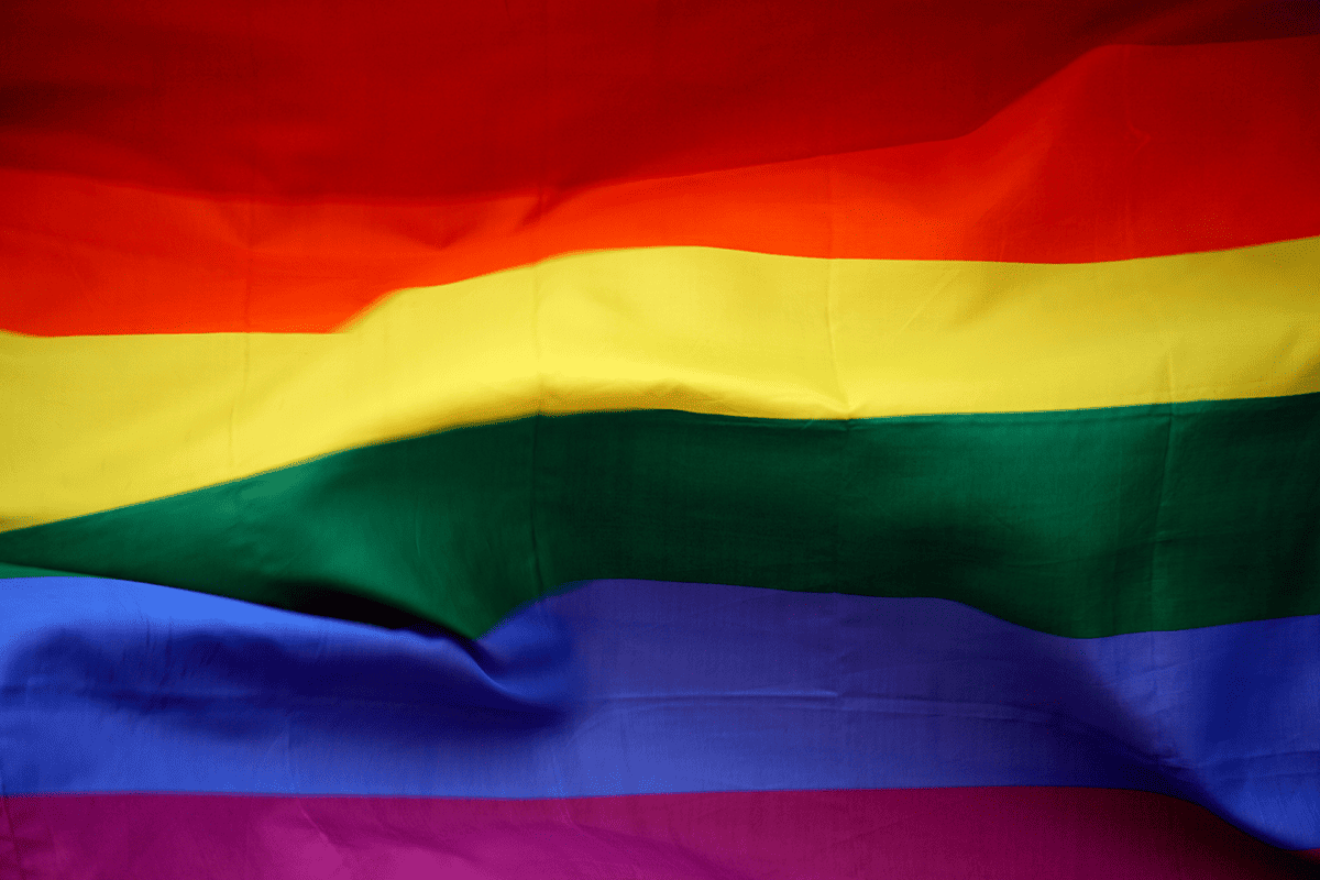 LGBT rainbow pride flag, Jan. 16, 2018. (Photo/Alexander Grey, Unsplash)
