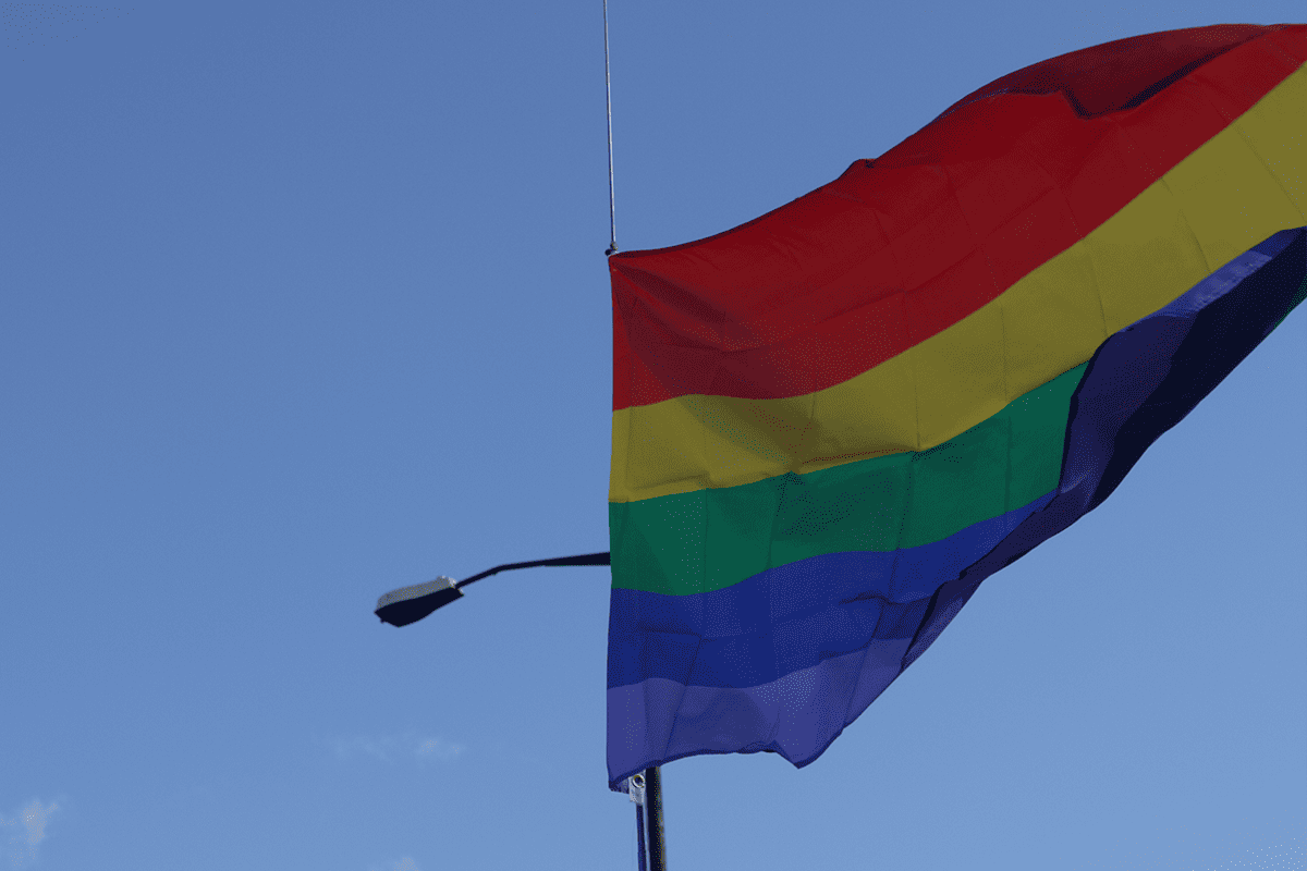LGBTQ pride flag. (Photo/Philippa Willitts, Flickr)