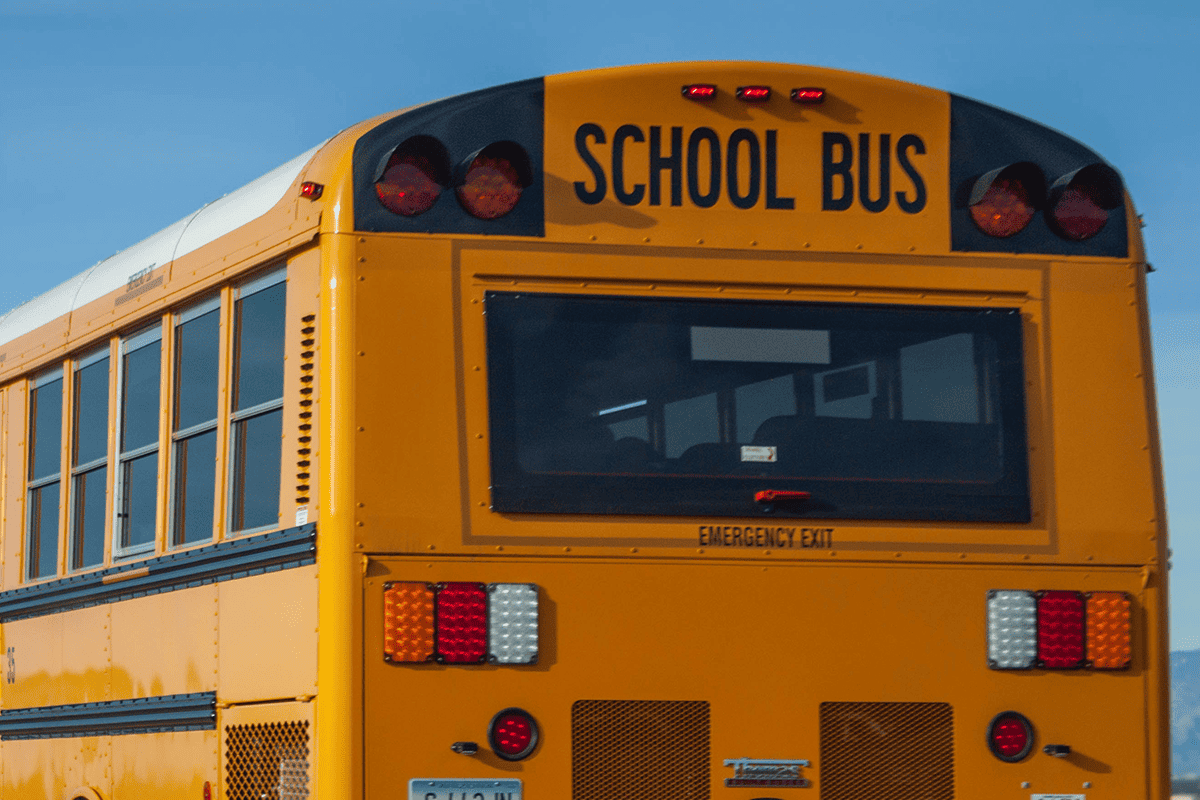 School bus, March 6, 2020. (Photo/Elijah Ekdahl, Unsplash)