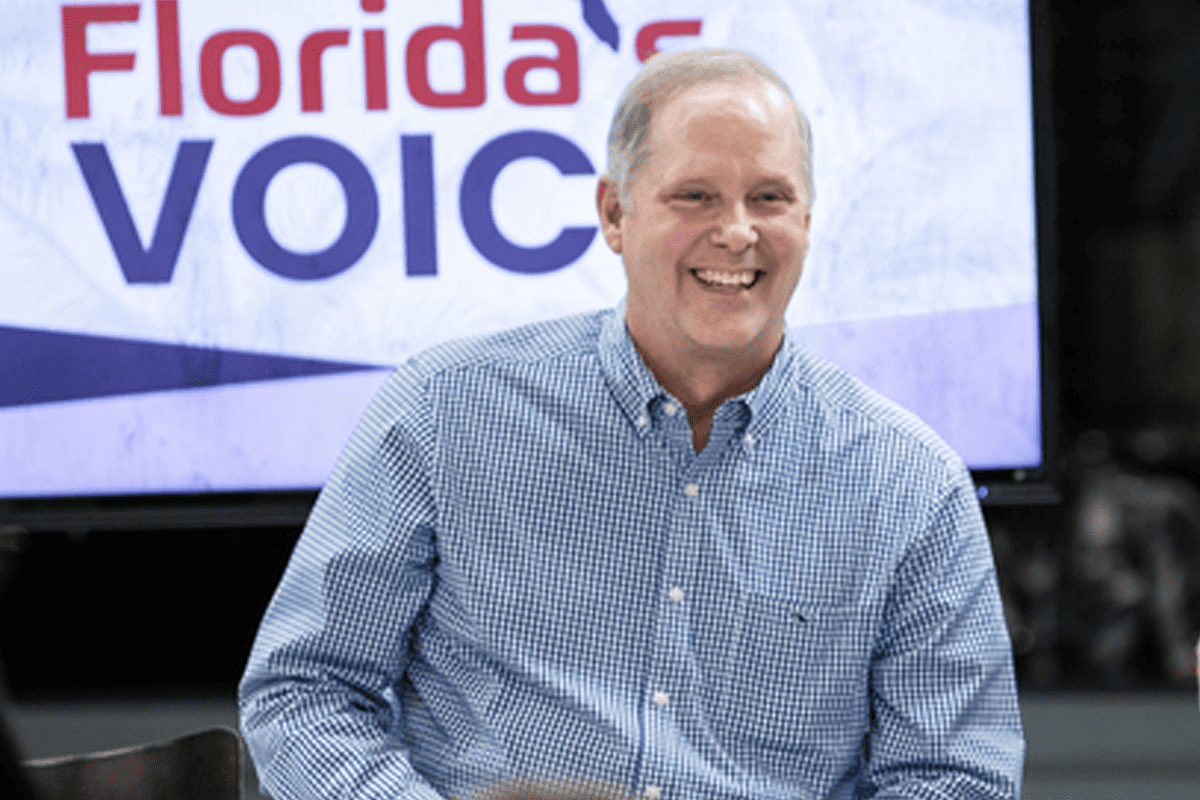 Florida Agriculture Commissioner Wilton Simpson at Florida's Voice Unfiltered in Naples, Fla., Sept. 28, 2023. (Photo/Florida's Voice)