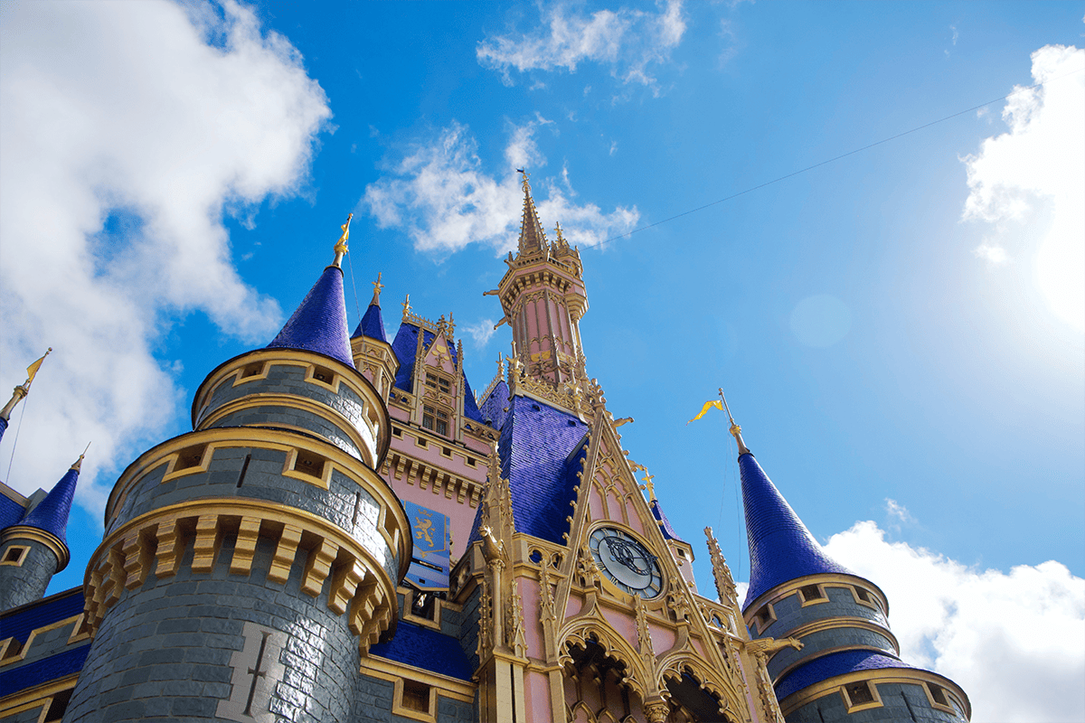Cinderella Castle at the Magic Kingdom in Walt Disney World, Bay Lake, Fla., July 20, 2020. (<a href=https://unsplash.com/photos/_GfLHKd_P4s>Photo/Brian McGowan, Unsplash</a>)