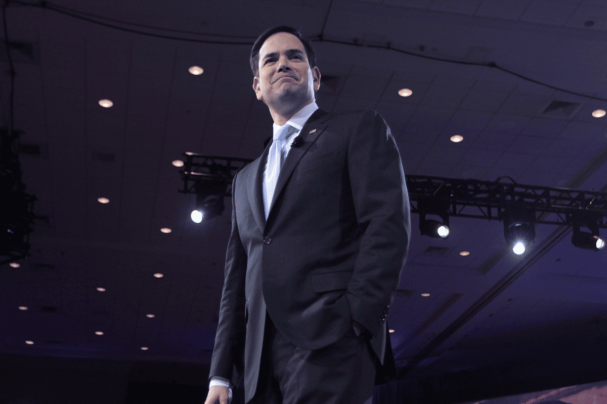 <a href=https://www.flickr.com/photos/gageskidmore/25537215281>U.S. Sen. Marco Rubio, R-Fla., speaking at the 2016 Conservative Political Action Conference in National Harbor, Md., March 5, 2016.</a> (Photo/Gage Skidmore, Flickr)