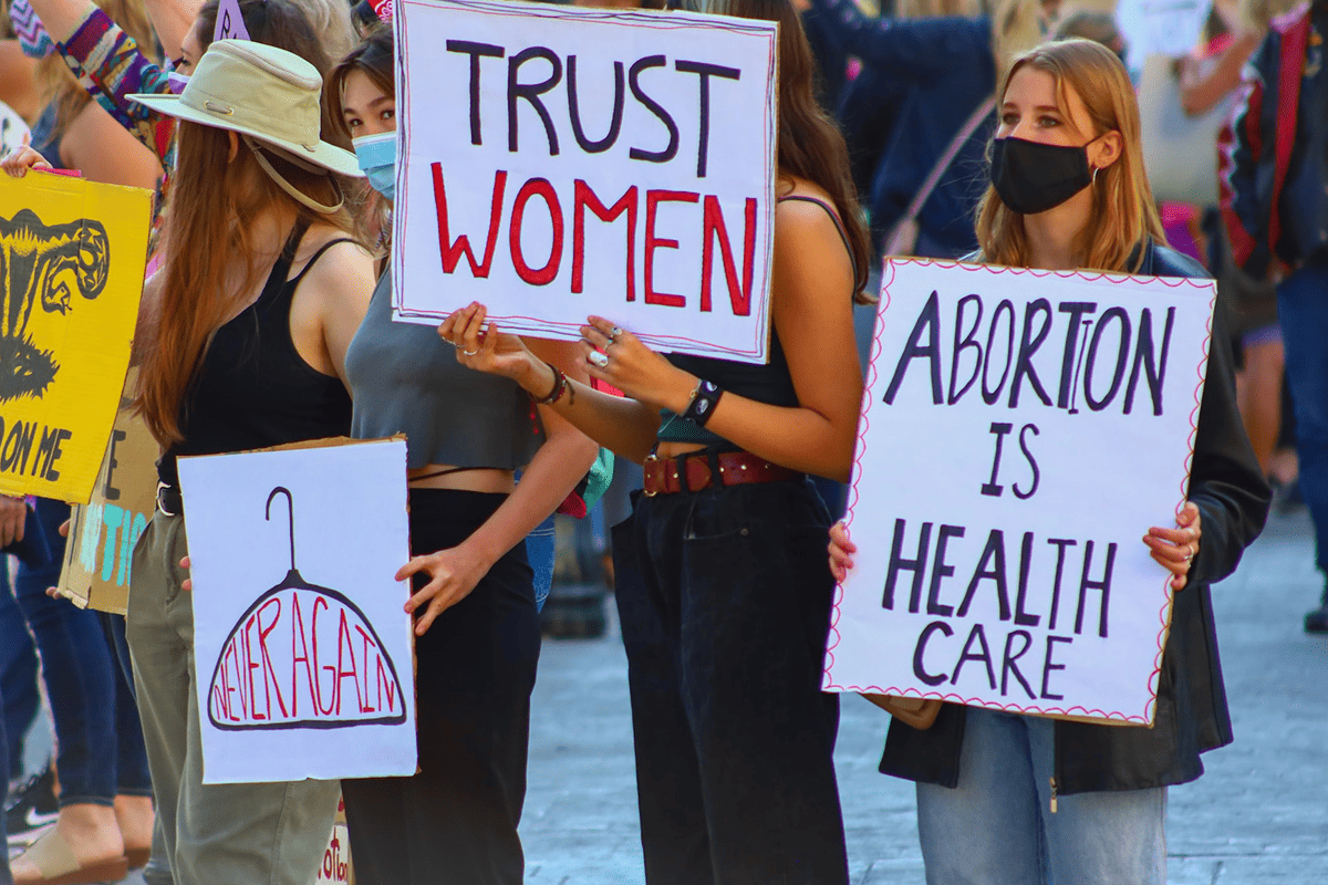 Pro-abortion rights demonstration in Reno, Nev., Oct. 10, 2021. (Photo/Manny Becerra, Unsplash)