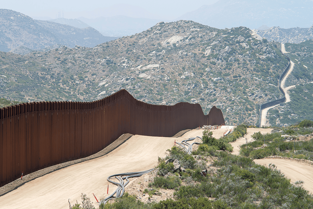 The Mexican-American border, Campo, Calif., May 9, 2021. (Photo/Greg Bulla, Unsplash)